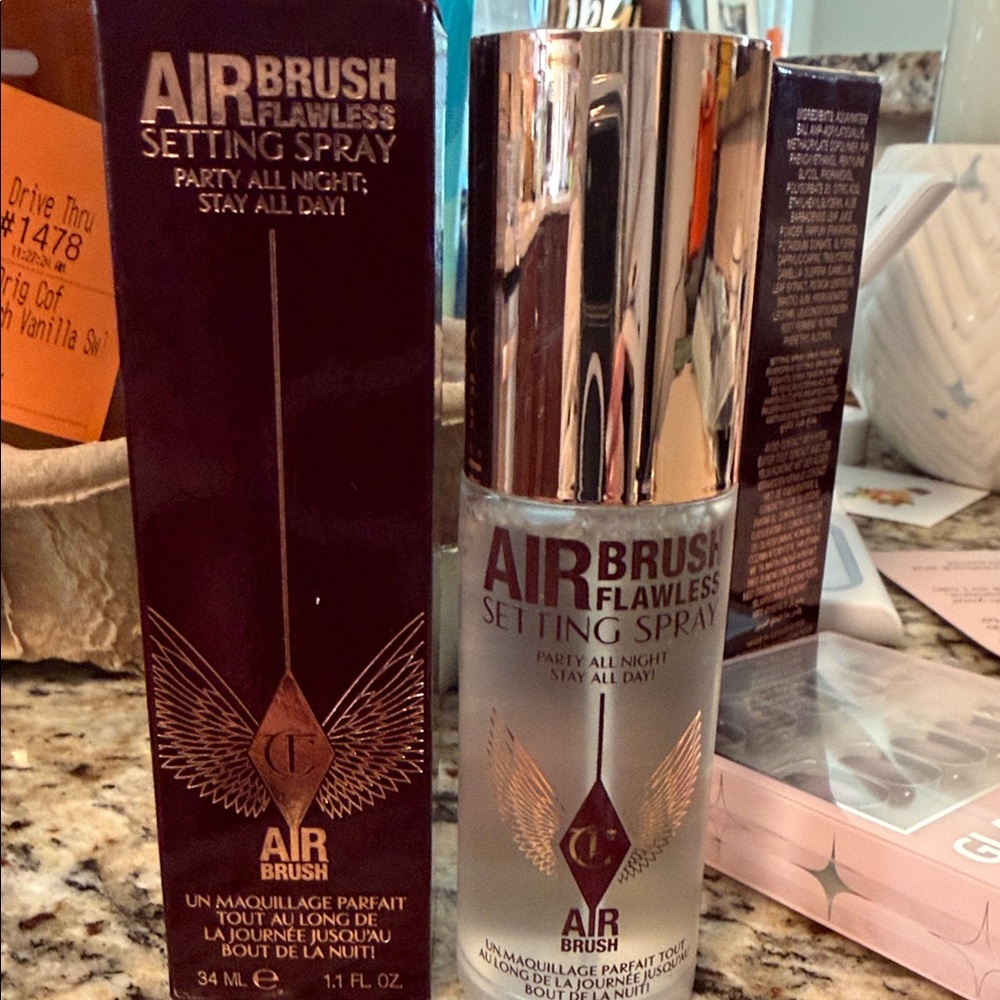 Charlotte Tilbury Airbrush Flawless Setting Spray - Full Size NIB $48